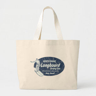 Tote Grande Club Surfing Hawaiian Surf Bolsa de praia
