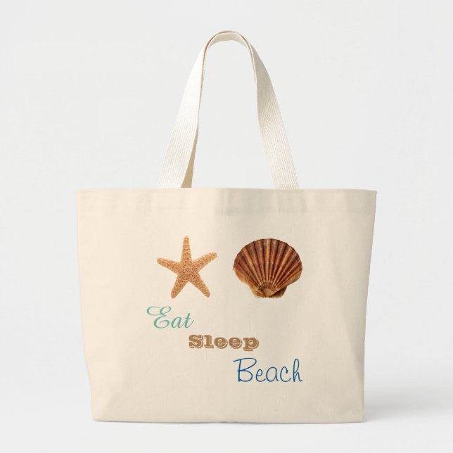 Tote Grande Comer Dormir Praia - Bolsa (Frente)