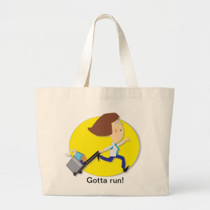 Tote Grande "Conseguido funcionar" o bolsa enorme
