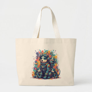 Tote Grande Cosmic Pups Astro Crew - Bolsa