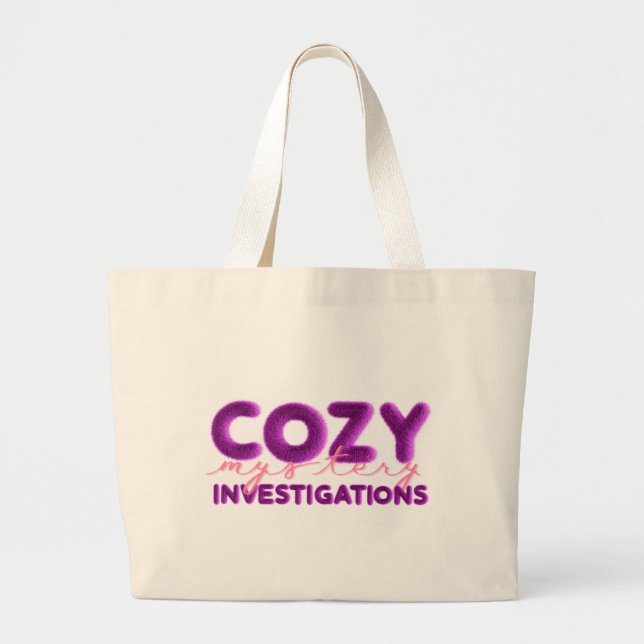 Tote Grande Cozy Mistério Exames Bolsa (Frente)
