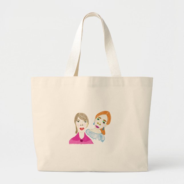 Tote Grande Duas senhoras na bolsa (Frente)