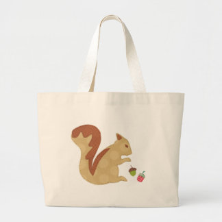 Tote Grande Esquilo e bolsa das bolotas