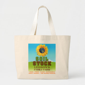 Tote Grande Estoque do solo - a bolsa de canvas da fazenda da
