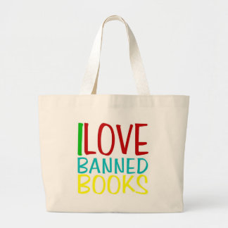 Tote Grande Eu amo o bolsa dos livros proibidos