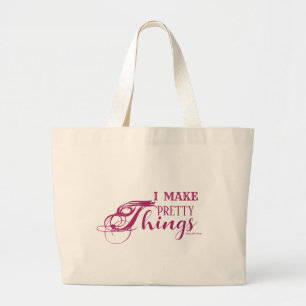 Tote Grande Eu faço coisas Bonito Bolsa