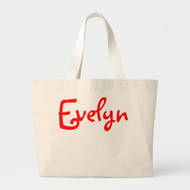 Tote Grande Evelyn - Bolsa de Canvas Jumbo (Frente)