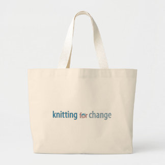 Tote Grande Fazendo malha para a mudança, o bolsa