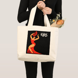 Tote Grande Flamenco Dancer Bolsa
