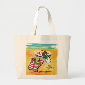 Tote Grande Flip-flops do feriado - o bolsa