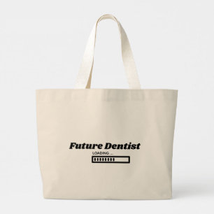 Tote Grande Futuro Dentista Carregando Bolsa de Compras Divert