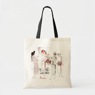 Tote Grande Gatsby inspirou o bolsa da dama de honra