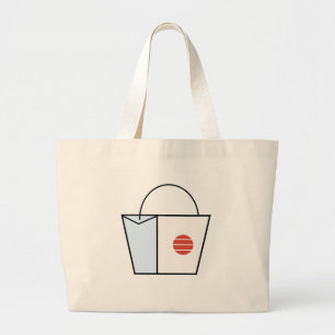 Tote Grande Ilustração vetorial de bolsa de compras elegante