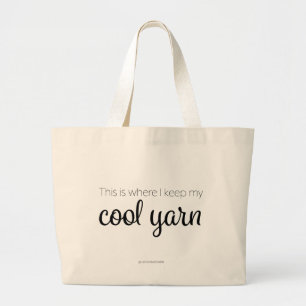 Tote Grande "Isto é o lugar onde eu mantenho o bolsa enorme d