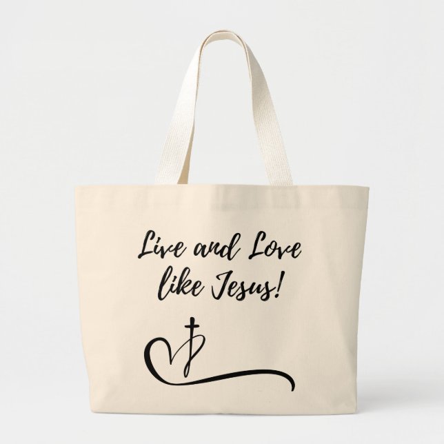 Tote Grande Jesus Bolsa (Frente)