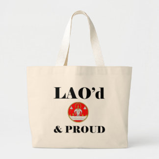 Tote Grande LAO'd & a bolsa de praia ORGULHOSA