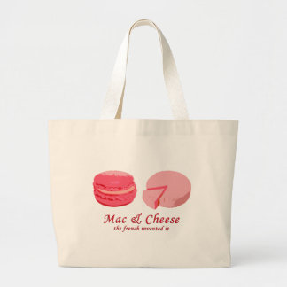 Tote Grande Macaron & bolsa da compra do queijo