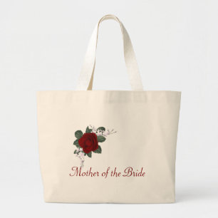 Tote Grande Mãe da rosa vermelha do KRW do bolsa do casamento