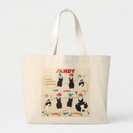 Tote Grande Mah Jongg Charleston Sandy Bolsa