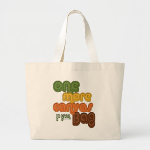 Tote Grande Mais uma Bolsa de canvas Chunky