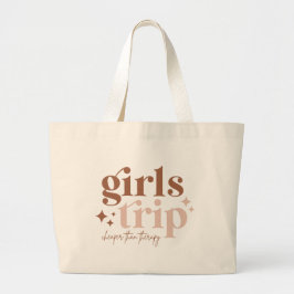 Tote Grande Meninas Viajam mais barato do que a bolsa de boas-