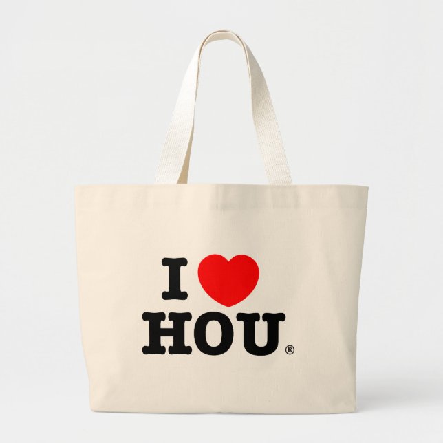 Tote Grande Mim coração HOU - a bolsa de compra (Frente)
