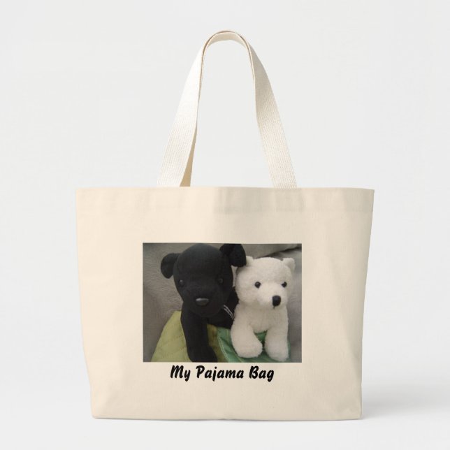 Tote Grande Minha Bolsa de Pijama (Frente)