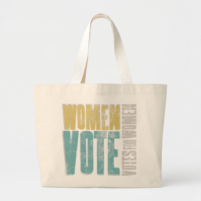 Tote Grande Mulheres votam Bolsa / Arylide-Teal (Frente)