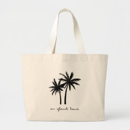 Tote Grande No bolsa do tempo da ilha