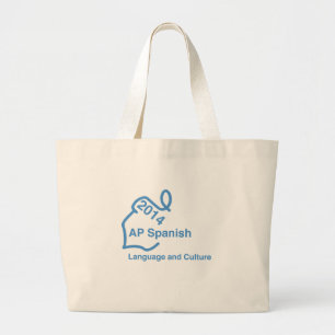 Tote Grande O bolsa 2014 da língua espanhola do AP