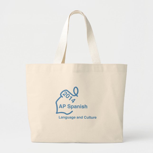 Tote Grande O bolsa 2014 da língua espanhola do AP (Frente)