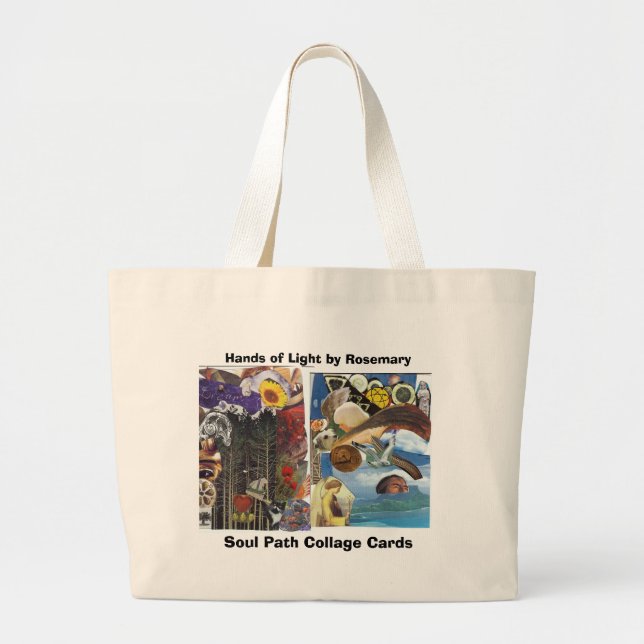 Tote Grande o bolsa da colagem (Frente)