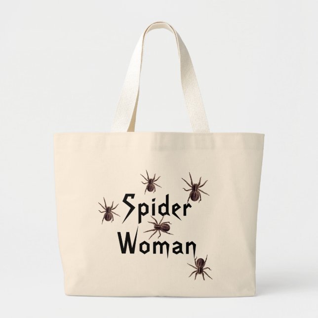 Tote Grande O bolsa da mulher da aranha (Frente)