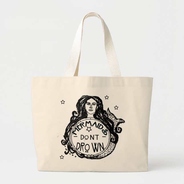 Tote Grande O bolsa da sereia (Frente)