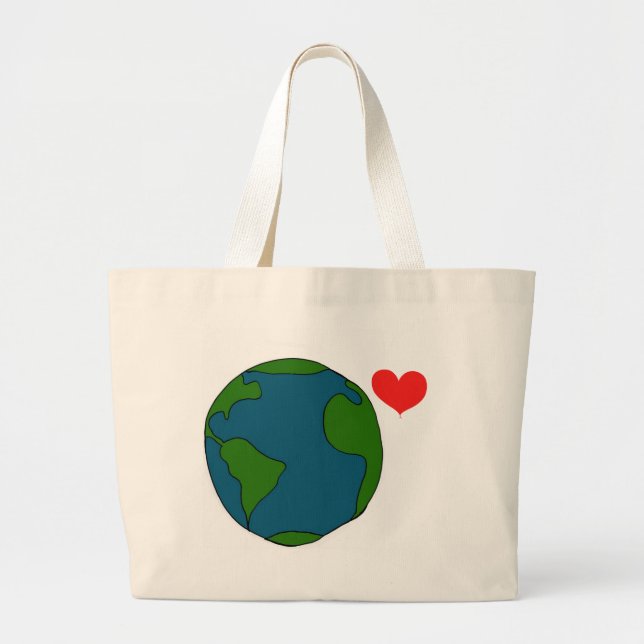 Tote Grande O bolsa da terra (Frente)