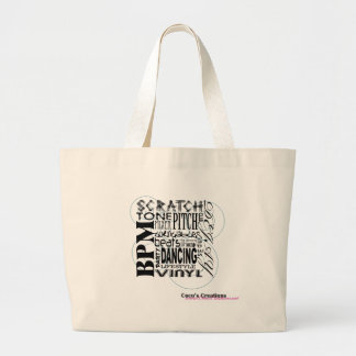 TOTE GRANDE O BOLSA DA VIDA DO DJ