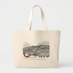 Tote Grande O bolsa das canvas com opções conhecidas