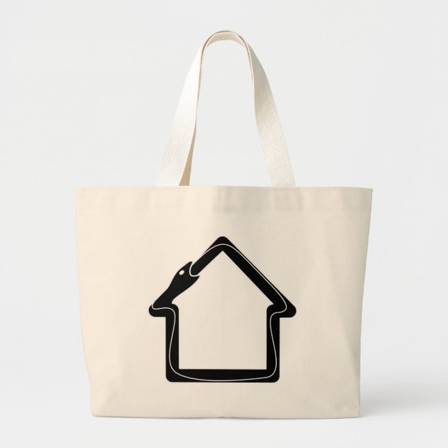 Tote Grande O bolsa das canvas da administração da recuperação (Frente)