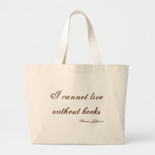 Tote Grande O bolsa das citações de Thomas Jefferson