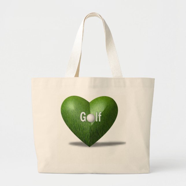 Tote Grande O bolsa do amante do golfe (Frente)