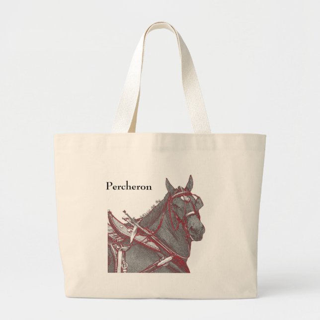 Tote Grande O bolsa do cavalo de Percheron (Frente)