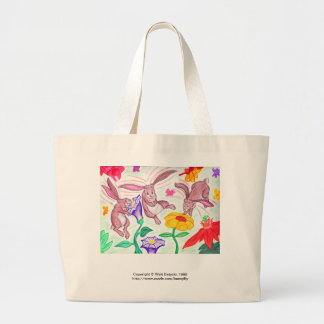 Tote Grande O bolsa do coelho do colibri