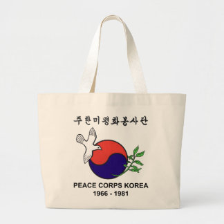 Tote Grande O bolsa do jumbo de Coreia do corpo de paz