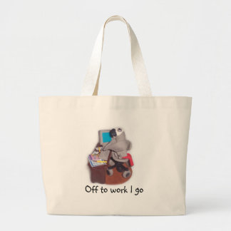 Tote Grande O bolsa do papagaio do cinza africano