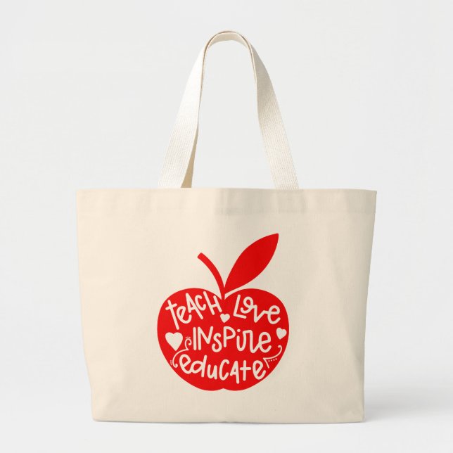 Tote Grande O bolsa do professor (Frente)