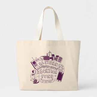 Tote Grande O bolsa do roxo do fundo do EMA