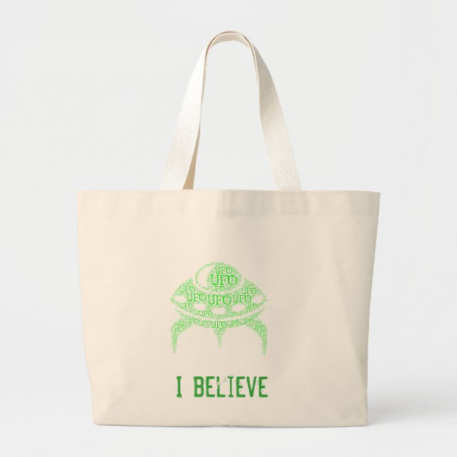 Tote Grande O bolsa do UFO (Frente)