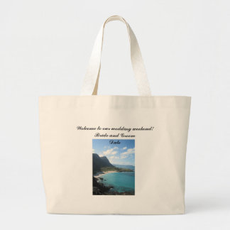 Tote Grande O bolsa dos noivos do casamento