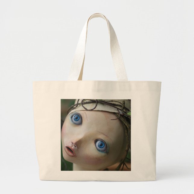 Tote Grande O bolsa enorme da boneca da arte (Frente)