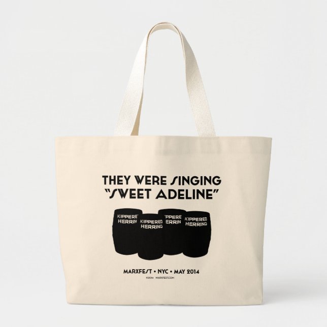Tote Grande "O bolsa enorme de Adeline doce" (Frente)